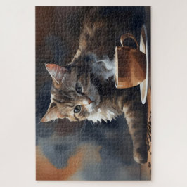 Quebra-cabeça Coffee Corner de Gato