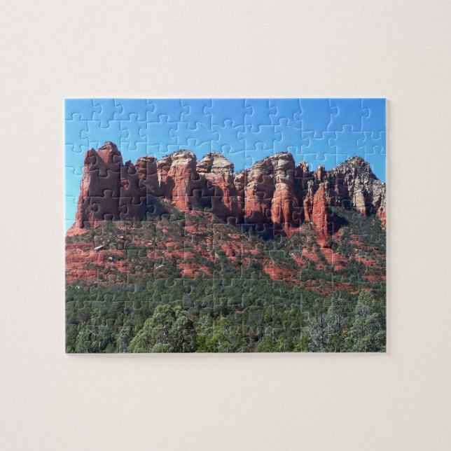 Quebra-cabeça Coffee Pot Rock II em Sedona Arizona (Horizontal)