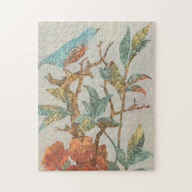 Quebra-cabeça Colagem Aviária I (Vertical)