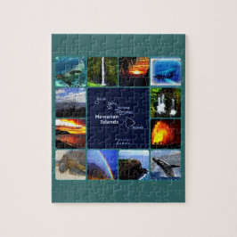 Quebra-cabeça Colagem de cenas do Havaí