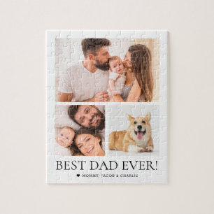 Quebra-cabeça Colagem de Dias de os pais de Fotos Personalizadas