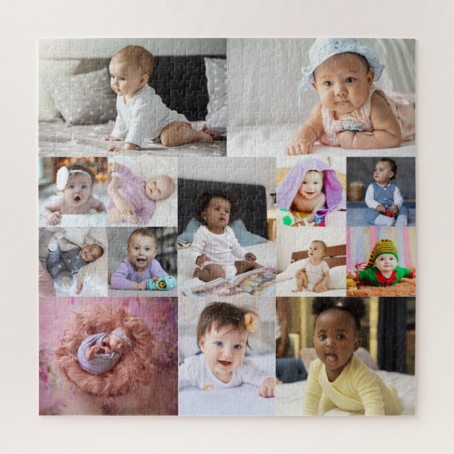 Quebra-cabeça Colagem de Fotografias do Design 14 (Vertical)