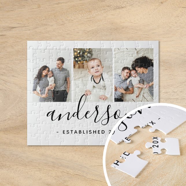 Quebra-cabeça Colagem de Fotografias do Monograma 3 da Família M (Criador carregado)