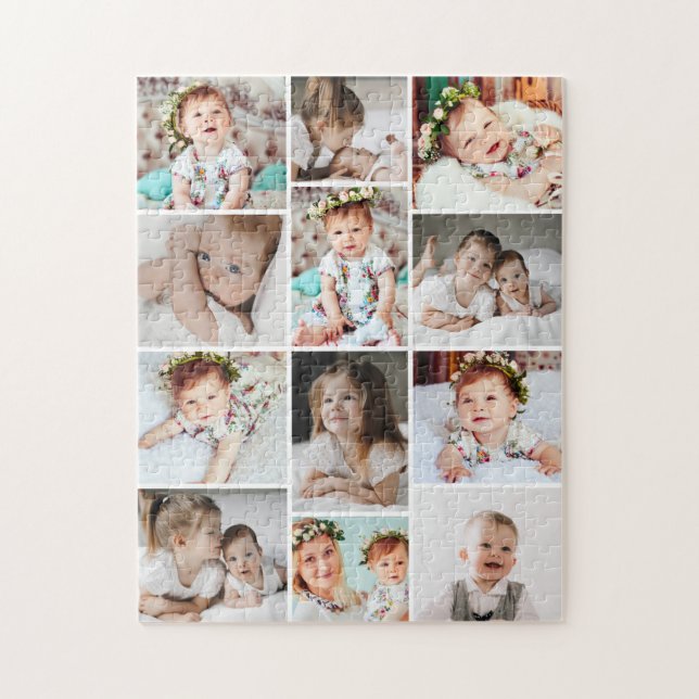 Quebra-cabeça Colagem de Fotografias Múltiplas de 252 Peças Pers (Vertical)