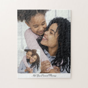 Quebra-cabeça Colagem de Fotografias Personalizada 2 Com Texto P