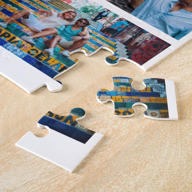 Quebra-cabeça Colagem de Fotografias Personalizada dos Melhores  (Lateral)
