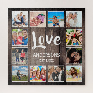 Quebra-cabeça Colagem de Fotografias Personalizada Farmhouse Rus