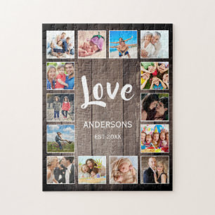 Quebra-cabeça Colagem de Fotografias Personalizada Farmhouse Rus
