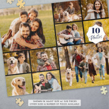 Colagem de Fotografias Simples Preto