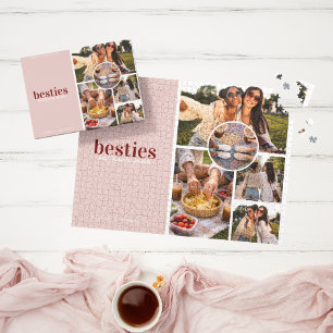 Quebra-cabeça Colagem de Fotos das Melhores Amigas Amiga Perso