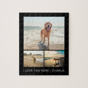 Quebra-cabeça Colagem de Fotos de Cachorros Fofos Mãe de Cachorr