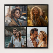 Colagem de Fotos de Casais Românticos Quebra-Cabeç