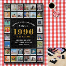 Colagem de Fotos de Memórias da Família dos 30 Ano