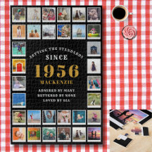 Colagem de Fotos de Memórias da Família dos 70 Ano