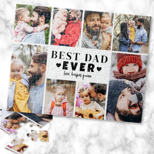 Quebra-cabeça Colagem de Fotos do Melhor Pai (Best Dad Photo Collage jigsaw puzzle)