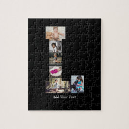 Quebra-cabeça Colagem de Fotos em Preto e Branco L