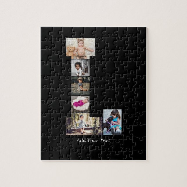 Quebra-cabeça Colagem de Fotos em Preto e Branco L (Vertical)