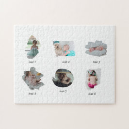Quebra-cabeça Colagem de Fotos Modernas para Bebês