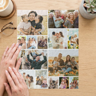 Quebra-cabeça Colagem de Fotos Personalizada 14