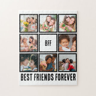 Quebra-cabeça Colagem de Fotos Personalizada BFF Melhores Amigos