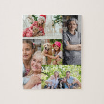 Colagem de Fotos Personalizadas da Família Simples