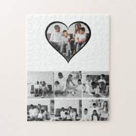 Quebra-cabeça Colagem de Fotos Preta e Branca 7