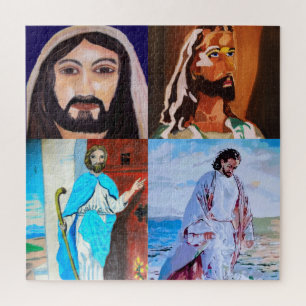 Quebra-cabeça colagem de JESUS CRISTO