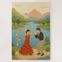 Colagem de Papel de Dança Flamenco