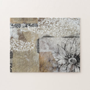 Quebra-cabeça Colagem Fleur II