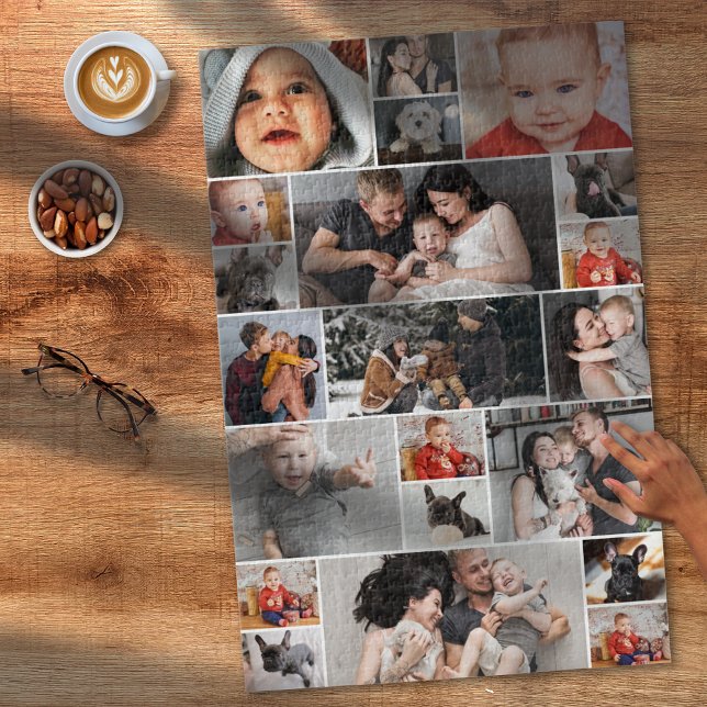 Quebra-cabeça Colagem Personalizada de 1.014 Peça 21-Foto Difíci (Criador carregado)