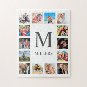 Quebra-cabeça Colagem Personalizada de Fotos da Família Personal