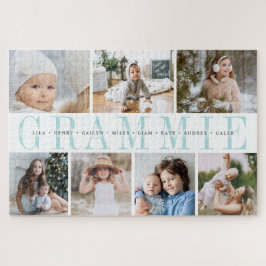 Quebra-cabeça Colagem Personalizada Grammie 7 Fotografias de Net