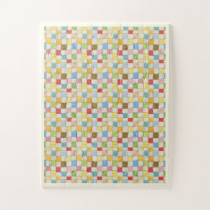 Quebra-cabeça COLCHA MALUCA 28x35cm Puzzle de Peças Grandes / Cr