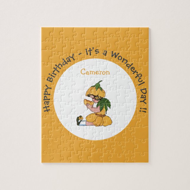 Quebra-cabeça Coleção de Flower Whimsic Child (Vertical)