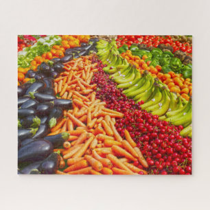 Quebra-cabeça Coleção de frutas e Vegetais