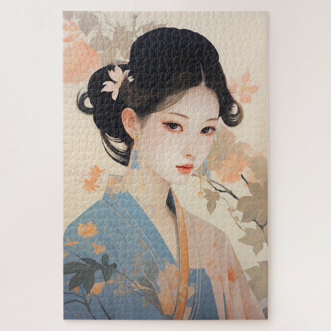 Quebra-cabeça Coleção de Presentes de Mulheres Chinesas (Vertical)