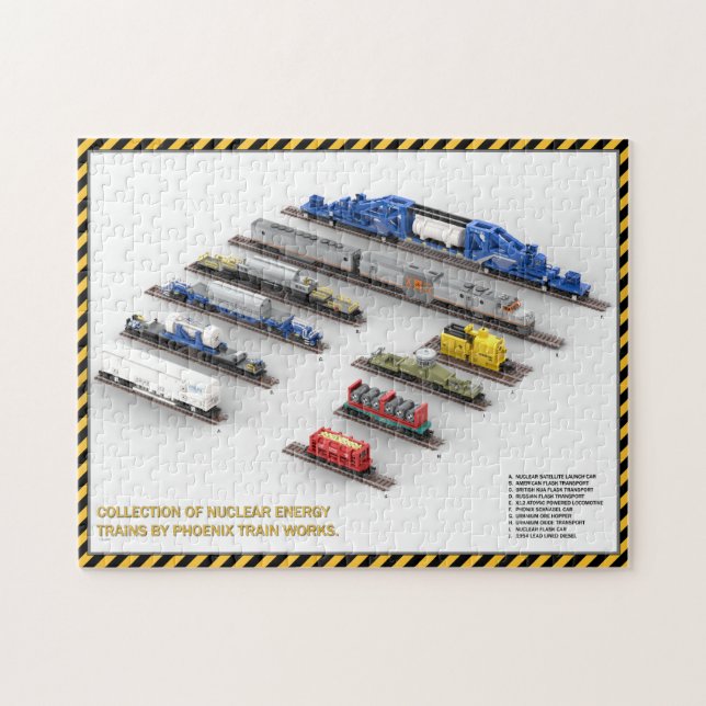Quebra-cabeça Coleção de Trens de Energia Nuclear PTW Puzzle (Horizontal)