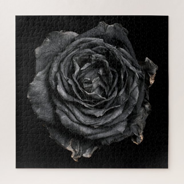 Quebra-cabeça Coleção Elegante Rosa em Preto (Vertical)