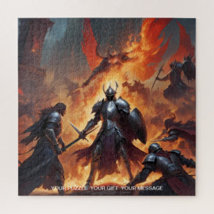 Quebra-cabeça Coleção Epic Black Knight Art