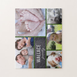 Quebra-cabeça Coletar fotos com nome de família várias fotos