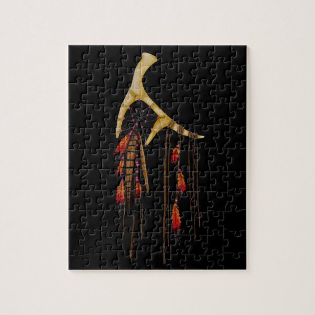 Quebra-cabeça Coletor boémio bonito do sonho do Antler dos (Vertical)