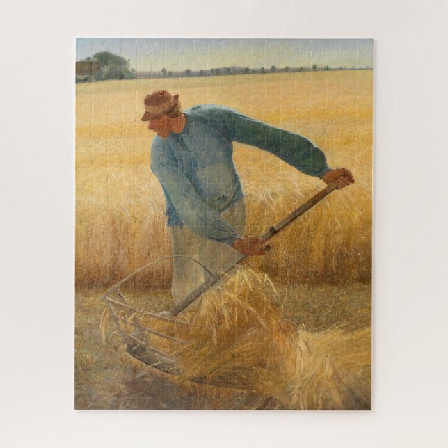 Quebra-cabeça Colheita 1885 por Laurits Andersen Ring (Vertical)