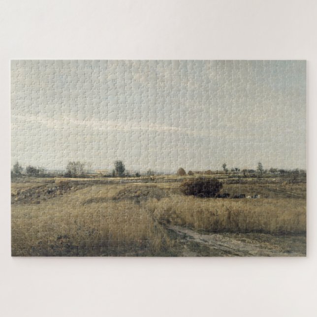 Quebra-cabeça Colheita | Charles-Francois Daubigney (Horizontal)