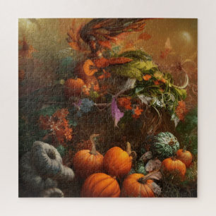 Quebra-cabeça Colheita da Pintura de Ação de Graças