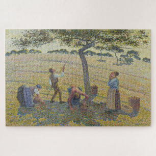 Quebra-cabeça Colheita de Maçãs em Eragny por Pissarro-Edição 1