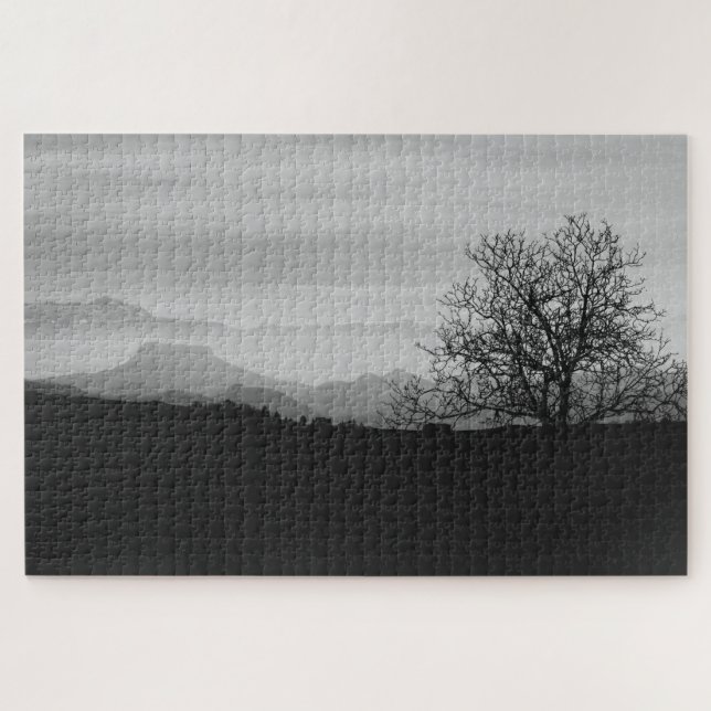 Quebra-cabeça colinas cinzas (Horizontal)