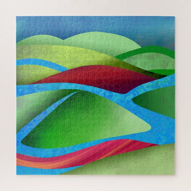 Quebra-cabeça Colinas No Gelo (Vertical)