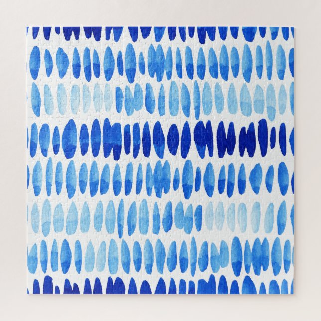 Quebra-cabeça Colírio Azul: Abstrato sem água (Vertical)