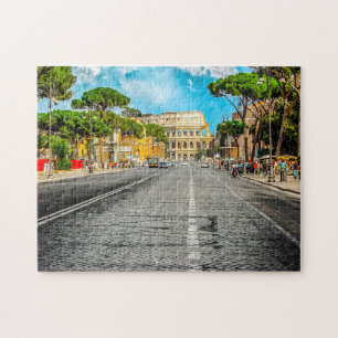Quebra-cabeça Coliseu Roma.