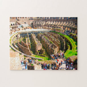 Quebra-cabeça Coliseu Roma.